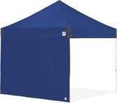 E-Z UP - Recreatieve Zijwand voor Vantage - Recht – 3 x 3 m -Blauw