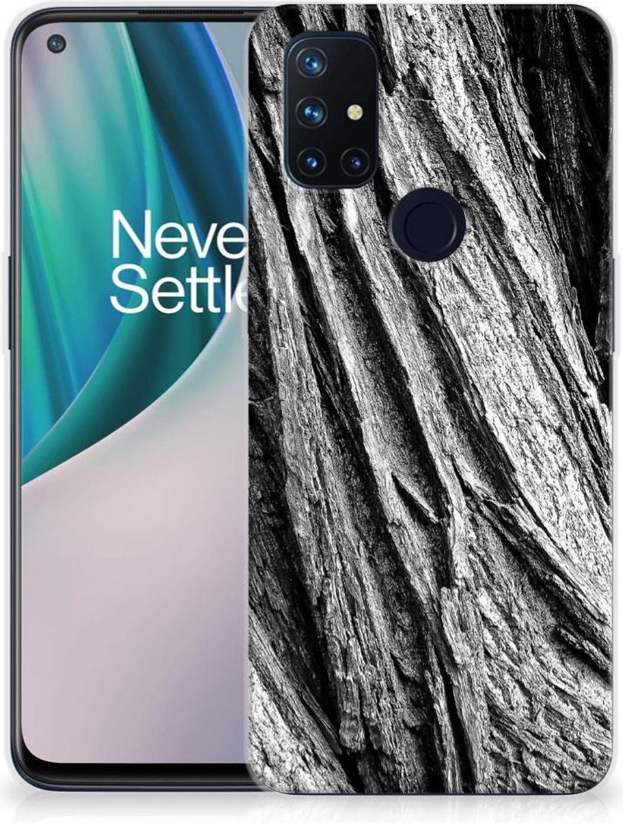 Bumper Hoesje OnePlus Nord N10 5G Boomschors Grijs