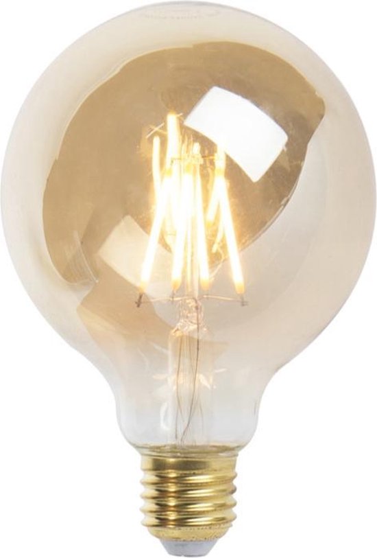 LUEDD E27 dimbare LED lamp G95 goldline 5W 360 lm 2200K