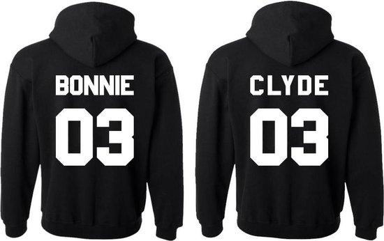 Sweat à capuche Bonnie & Clyde 03 (Clyde - Taille XS)
