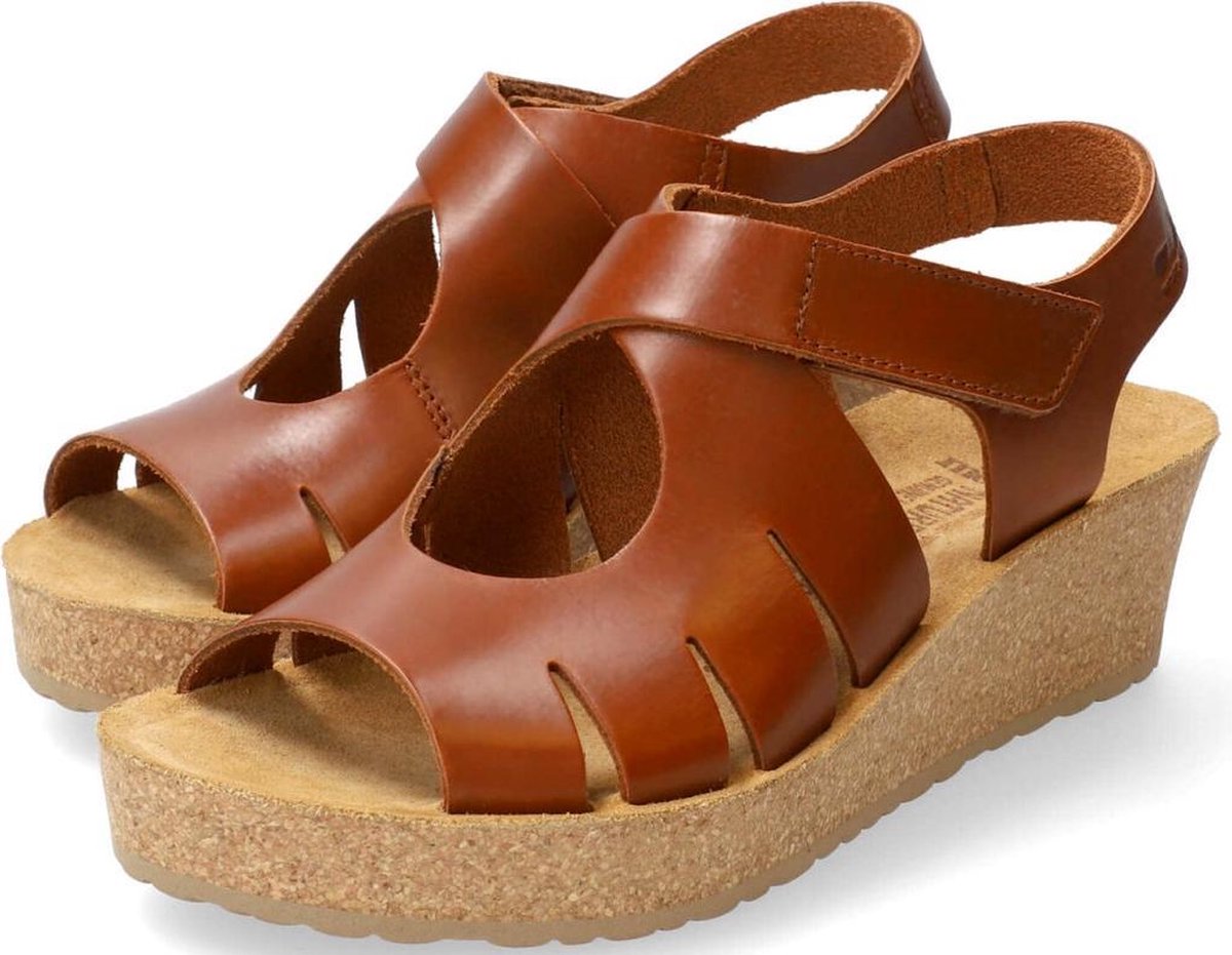 Mephisto Mobils MISHA dames sandaal bruin BREED LEEST - Schoenen.nl