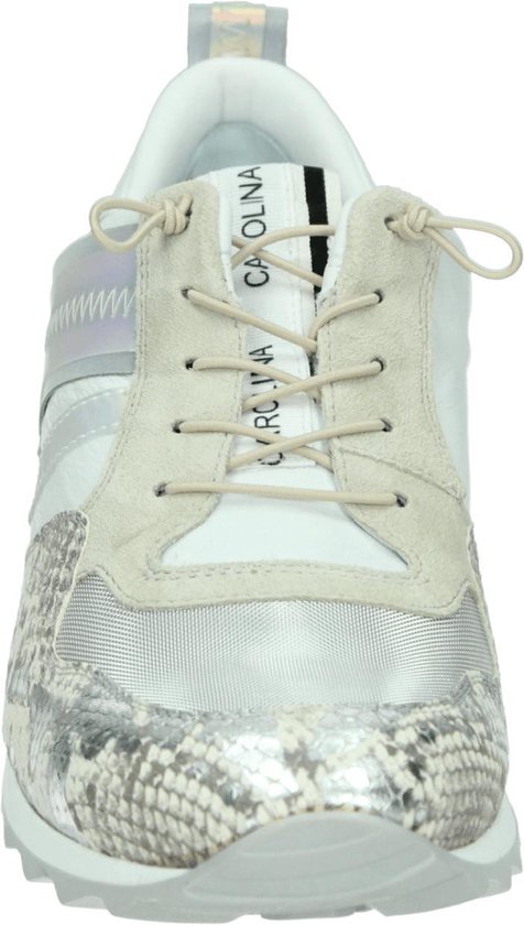 Donna Carolina 41.763.085 - Volwassenen Lage sneakers - Kleur: Wit/beige -  Maat: 39 | bol.com