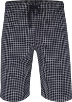 Pantalon de pyjama homme court Ceceba - bleu foncé à carreaux blancs - Taille: M