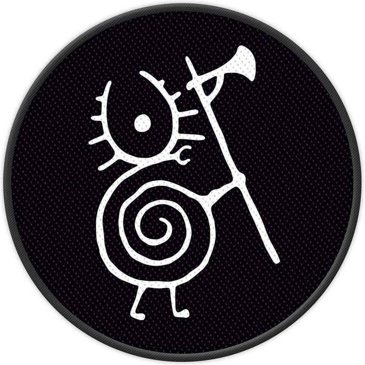 Afbeelding van product Rock Off  Heilung Patch Warrior Snail Zwart