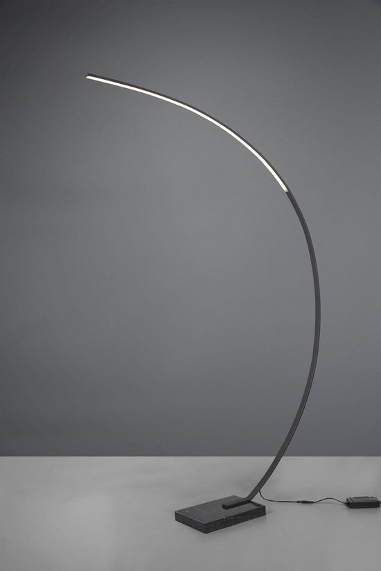 Trio Leuchten dina - Vloerlamp - 1 lichts - H 1800 mm - Zwart