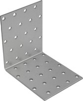 GeZu Impex ® Versterkingshoeken / verbindingshoeken staal verzinkt - 100x100x80 mm - hoekijzers voor balkverbinding / houtverbinding / Hoekverbinders