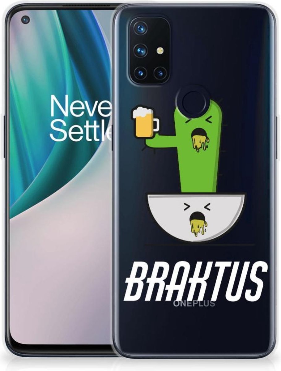OnePlus Nord N10 5G Telefoonhoesje met Naam Braktus