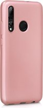 kwmobile telefoonhoesje voor Huawei P Smart+ (2019) - Hoesje voor smartphone - Back cover in metallic roségoud