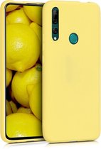 kwmobile telefoonhoesje voor Huawei Y9 Prime (2019) - Hoesje voor smartphone - Back cover in mat geel