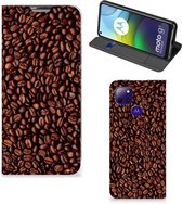 Smartphone Hoesje Motorola Moto G9 Power Mobiel Case Koffiebonen