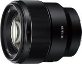 Sony FE 85mm f/1.8 - Prime lens