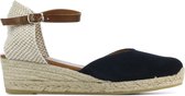 Mace Espadrilles Vrouwen - M1057 raffia - Maat 39 - Blauw