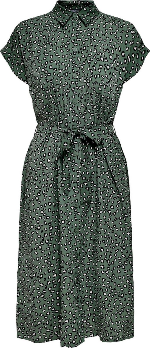 ONLY ONLHANNOVER S/S SHIRT DRESS WVN Dames Jurk - Maat 38