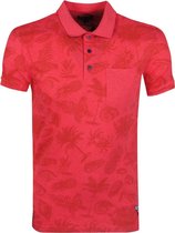 Earthbound - Heren Polo - Borstzak - Tropical - Rood