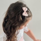 Haarspeldje met strik - Soft pink | Meisje