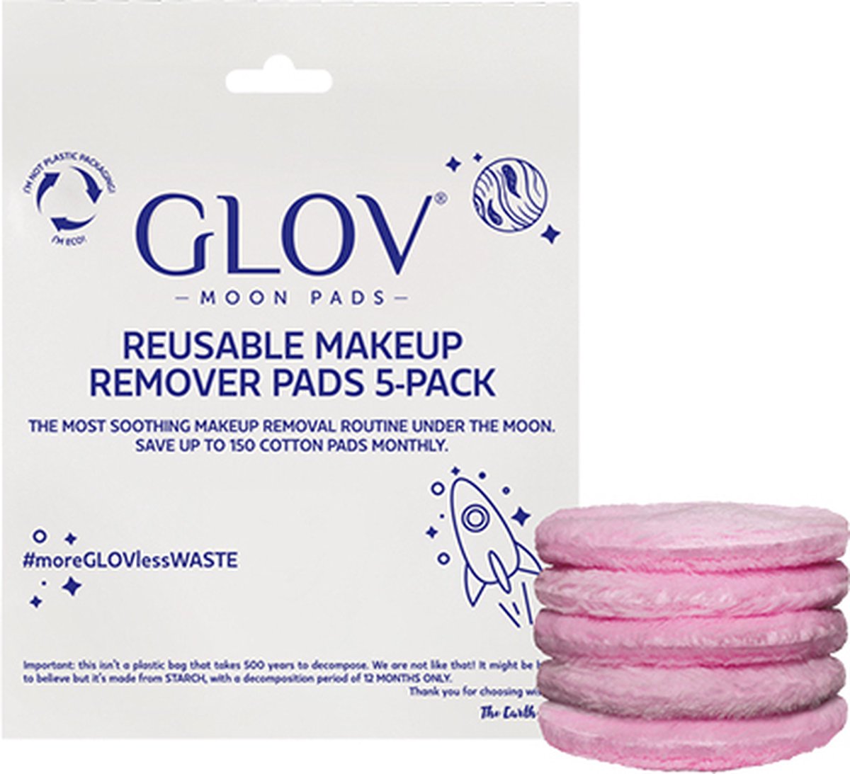 Glov - Moon Pads Reusable Makeup Remover Makeup Remover 5Pcs