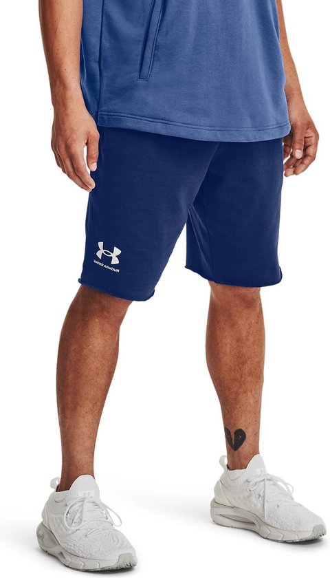 Under Armour RIVAL Terry SHORT-BLU - Maat MD