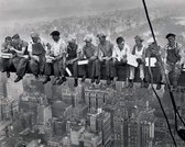 Pyramid Lunch on a Skyscraper  Poster - 91,5x61cm