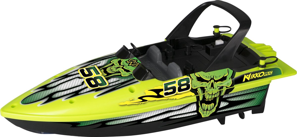 NIKKO RC Speedboot Bestuurbare Boot 3 km/h Groen