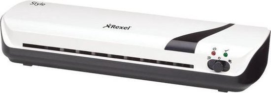 Rexel Style Lamineerapparaat A4 Formaat - Lamineert tot 125 micron - Lichtgrijs/Wit