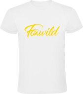 Foxwild Heren t-shirt | Foxwild | Hatseflatse | Massa is kassa | Peter Gillis | Wit