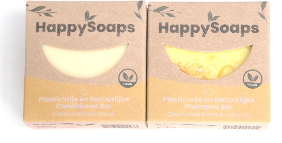 HappySoaps Shampoo en conditioner set | Chamomile Down