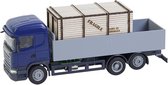 Faller - Vrachtwagen Scania R 13 HL Laadbak met houten kist (HERPA)