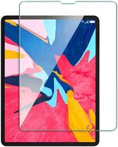 Case2go - Tablet Screenprotector geschikt voor Apple iPad 12.9 (2018/2020/2021) -  Tempered Glass - Case Friendly - Tranparant