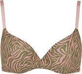 Sapph Comfort Light Pu Bra Dames Zebra Print-85E