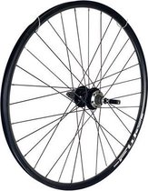 A-wiel 26x1.75 zwart schijfrem 6 gaats 8/9v cassette