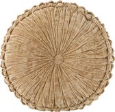 J-Line Kussen Viva Rond Polyester Goud