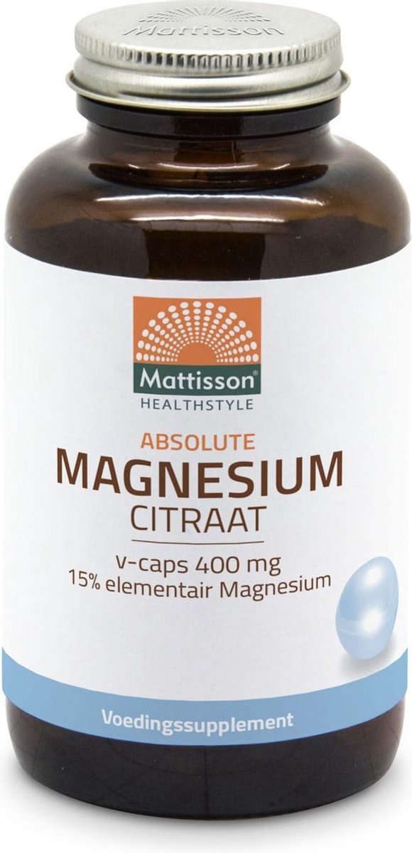 voor de helft telegram ruw Mattisson - Magnesium Citraat 400mg - 180 capsules | bol.com