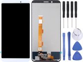 Lcd-scherm en digitizer volledige montage voor OPPO A83 (wit)