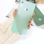 Voor Galaxy A20s 1.5mm Liquid Emulsion Translucent TPU Case (Mintgroen)