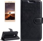 Voor xiaomi redmi 3 pro litchi textuur horizontale flip lederen tas met magnetische gesp & houder & kaartsleuven & portemonnee (zwart)