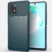 Voor Galaxy A91 Thunderbolt Shockproof TPU Soft Case (groen)