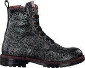 Red-Rag 12086 Veterboots - Laarzen Met Veters - Meisjes - Zilver - Maat 26