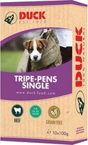 Duck enkelvoudig pens hondenvoer - 1 kg - 8 stuks