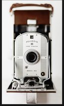 Schilderij - camera - Collectie heritage - Forex met zwarte lijst - 70x118cm