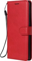 Samsung Galaxy A21s Hoesje - Mobigear - Premium Serie - Kunstlederen Bookcase - Rood - Hoesje Geschikt Voor Samsung Galaxy A21s