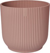 Elho Vibes Fold Rond 22 - Bloempot voor Binnen  - Ø 22.015 x H 20.16 cm - Roze