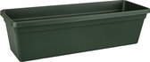 Elho Green Basics Balkonbak 40 - Plantenbak voor Balkon Buiten - Ø 39.3 x H 14.0 cm - Blad Groen