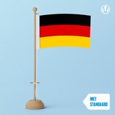 Tafelvlag Duitsland 10x15cm | met standaard