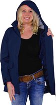 BJØRNSON Selma Regenjas / Zomerjas Dames - Waterdicht - Maat 38 - Donkerblauw