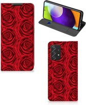 Mobiel Bookcase Geschikt voor Samsung Galaxy A52 Smart Cover Red Roses
