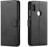 LC.IMEEKE voor Xiaomi Redmi Note 5 Pro / Note5 kalfsleer Horizontale flip lederen tas, met houder & kaartsleuven & portemonnee (zwart)