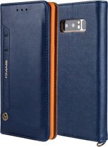 Voor Galaxy Note8 CMai2 Kaka-serie Litchi Texture horizontale flip lederen tas met houder en kaartsleuven (blauw)