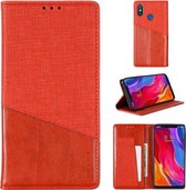 Voor Xiaomi Mi 8 MUXMA MX109 horizontale flip lederen tas met houder en kaartsleuf en portemonnee (rood)