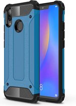 Diamond Armor PC + TPU warmteafvoer beschermhoes voor Huawei Nova 3i (blauw)