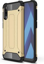 Magic Armor TPU + PC Combination Case voor Galaxy A70 (Goud)